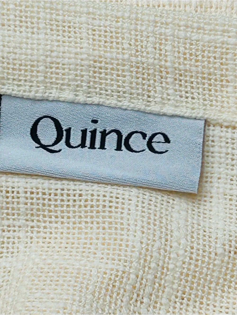 NWOT QUINCE Set Of 2 48x84 Cotton Sheer Curtains Ivory 0802